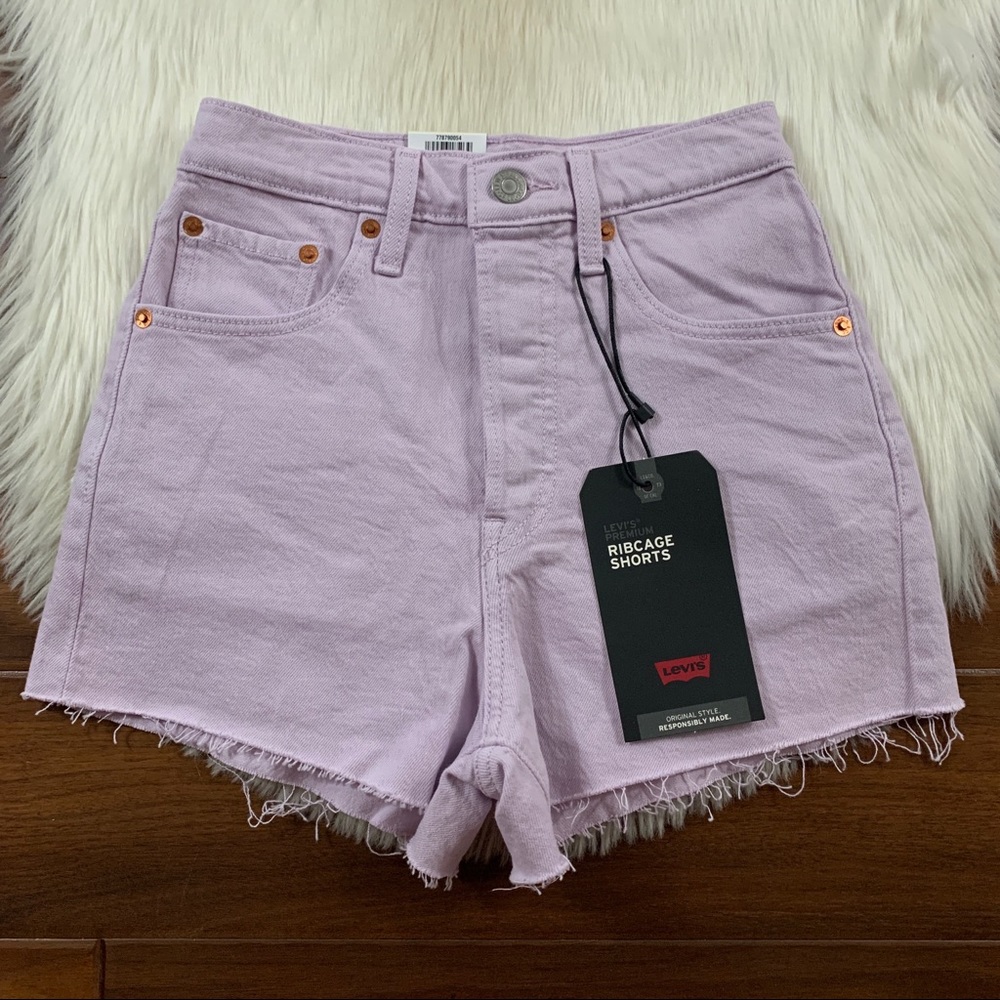 Levi's Pink Jean Shorts